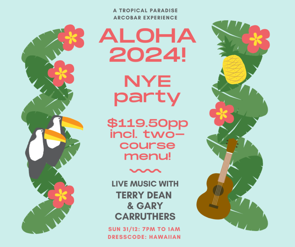 (SOLD OUT) NEW YEARS EVE with Dean & Carruthers |  ALOHA 2024!