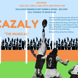 CAZALY "The Musical" - Exclusive Premiere Dinner & Show Event