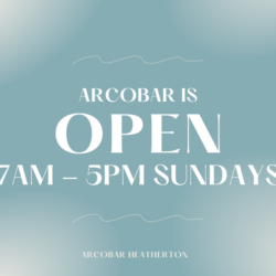 Changes to Our Sundays at Arcobar